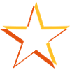 Yellow 3D star