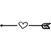 Heart arrow