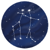 Gemini constellation zodiac sign