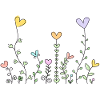 Heart flowers