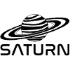 Black saturn planet