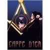 Frimurer CARPE DIEM Art Nouveau-motiv