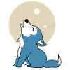 Baby wolf moon