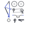 Bicycle parts Bicycle racing bike