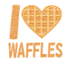 Waffelfrühstück Lieblingslebensmittel Geschenkidee