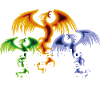 Phönix Feuervögel Feuer Spruch