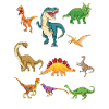 Dinosaurus Types Graphics Dino T-Rex Boys Dino's