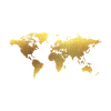 Golden World Map