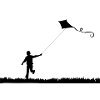 Garçon avec cerf-volant