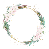 Boho Beachy Flowers Circle