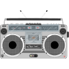 Ghetto blaster retro