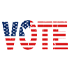 VOTE (drapeau américain)