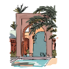 moroccan door