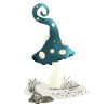 Magic mushroom with pixie cap