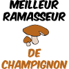 sweat champignon, automne, ramasseur, chasseur
