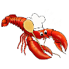 The chef, cook, cook, lobster