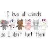I love all animals