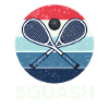 Squash retro squash racket