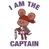 Mouse capitano capo pirata rapinatore bambini