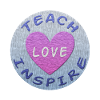 Teach love inspire heart plasticine