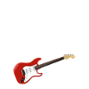 Papy rock Guitare électrique blanc