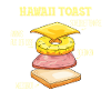 Hawaii toast