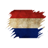 Grunge Dutch Flag Design