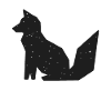 Moderne géométrique renard sauvage