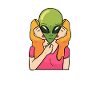 Be Yourself Alien Fan Gift