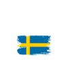 Sweden Flag Brush Art
