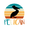 Pelican at sunrise