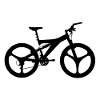 VTT, vélo, VTT, VTT