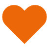 HEART orange