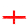 England Brush Strokes Flag