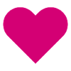 HEART pink