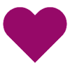 HEART purple