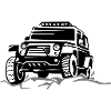SUV silhouetten