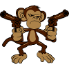 monkey pistols weapons