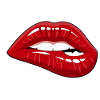 Pink lip, mouth, kiss