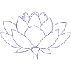 LOTUS BLAUE LILA