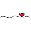 heart line symbol heart love