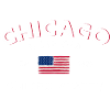 Chicago Illinois United States Flag
