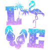Love Flamingo