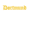 Dortmund Oldschool lettering yellow