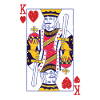 King Card dal poker di gioco di carte per coppie