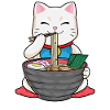 Japan Ramen Noodle Miso Cat Sushi