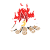 Camper Fire Adventure Camping Gift