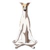 Meditating Whippet Dog