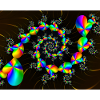 SPIRAL RAINBOW HEARTS
