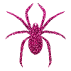 Araignée scintillante Halloween